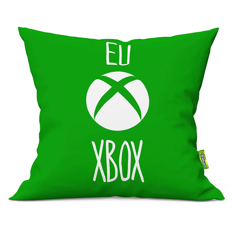 Almofada Fanboy – EU JOGO XBOX – GEEKZ – Cultura POP com a sua cara!